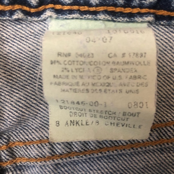 Gap Denim Jeans Women's Size 10 Blue 5-Pocket Bootcut Leg Mid Rise Stretch Jeans - Picture 6 of 9